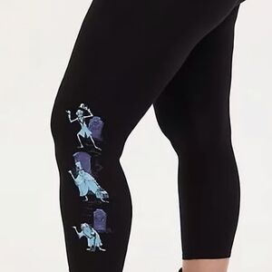 NWT Torrid + Disney Haunted Mansion Ghosts Cropped Leggings